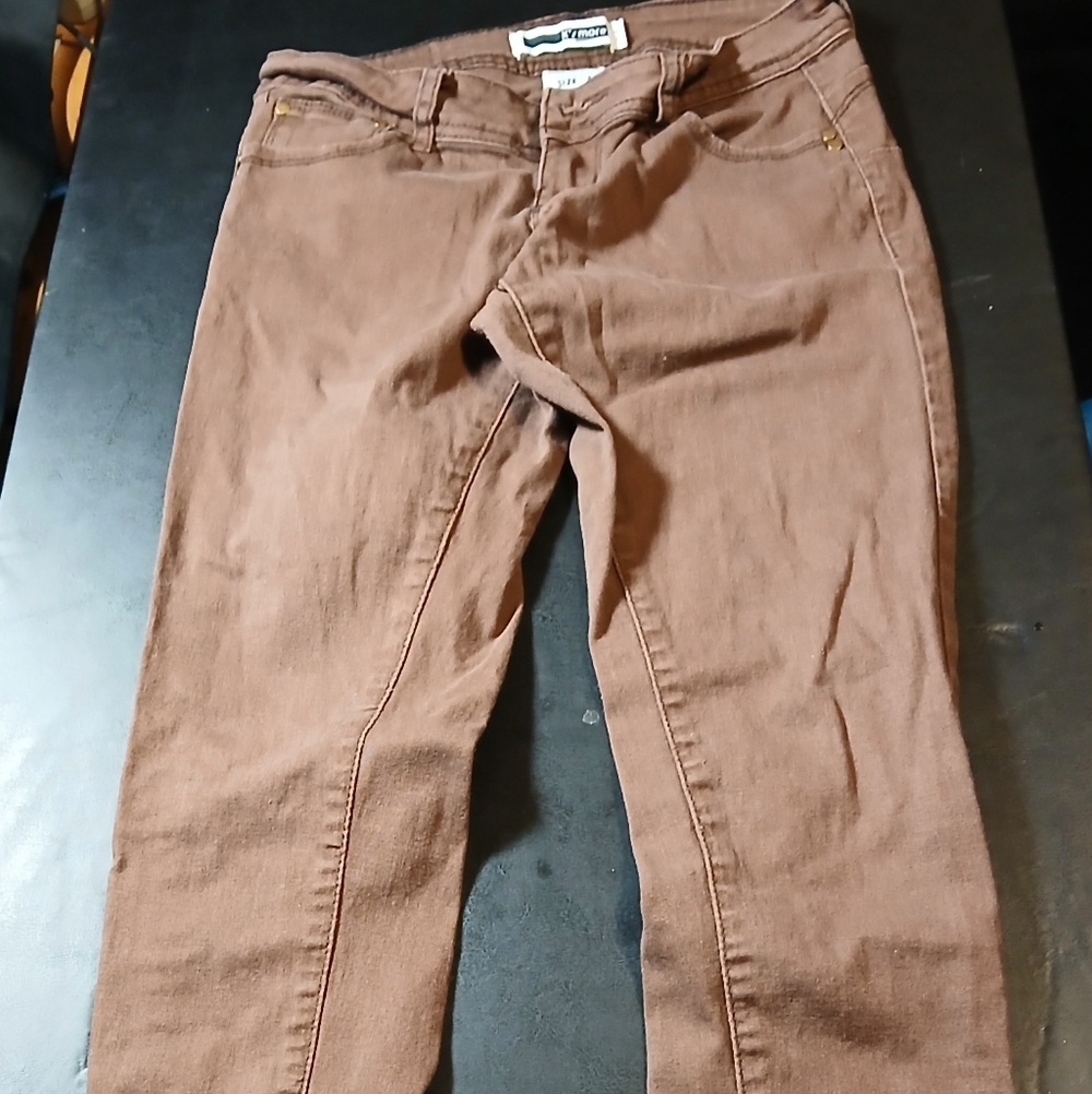 K's More Women's Brown Jeans Size 7
